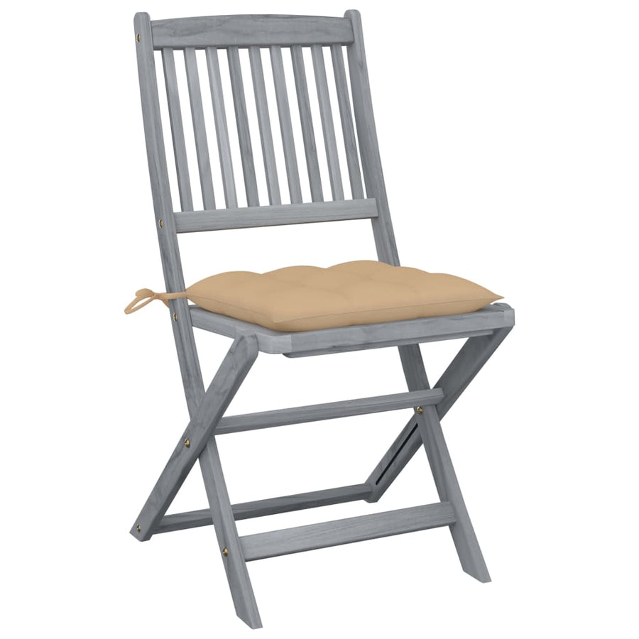 Tuinstoelen Inklapbaar Met Kussens Massief Acaciahout 2