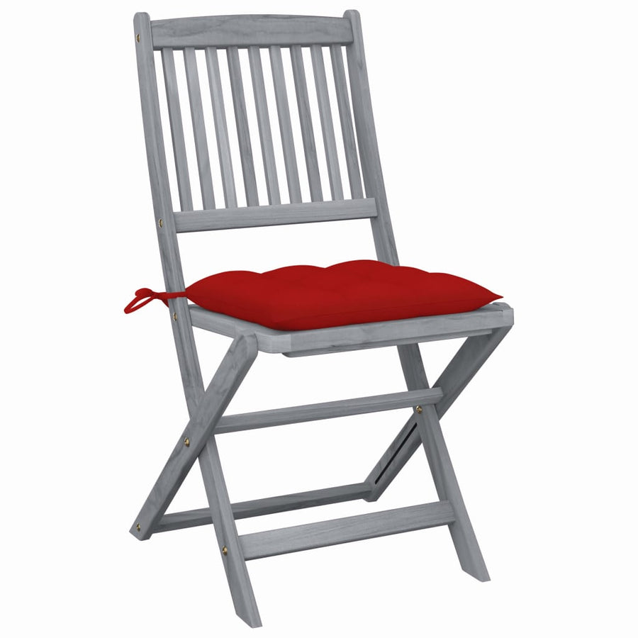 Tuinstoelen Inklapbaar Met Kussens Massief Acaciahout 2