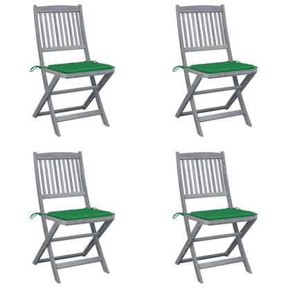 Tuinstoelen Inklapbaar Met Kussens Massief Acaciahout 4