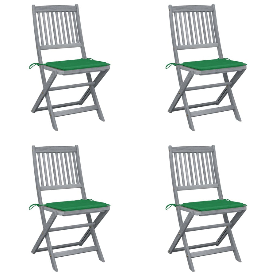 Tuinstoelen Inklapbaar Met Kussens Massief Acaciahout 4