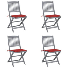 Tuinstoelen Inklapbaar Met Kussens Massief Acaciahout 4