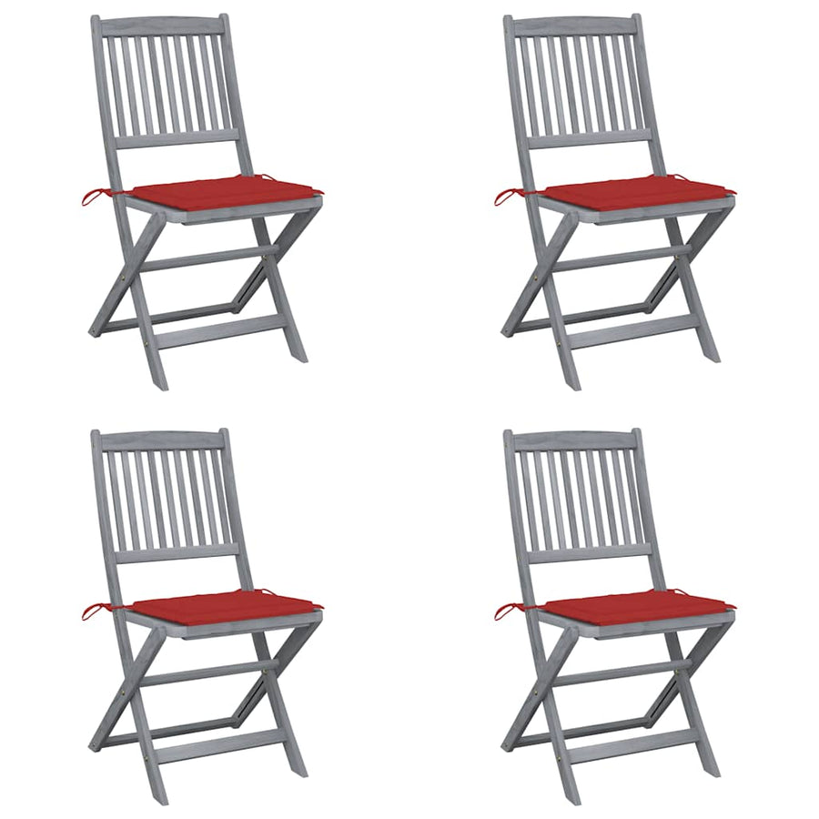 Tuinstoelen Inklapbaar Met Kussens Massief Acaciahout 4