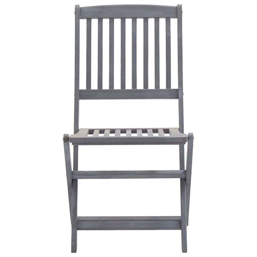 Tuinstoelen Inklapbaar Met Kussens Massief Acaciahout 4 Crème