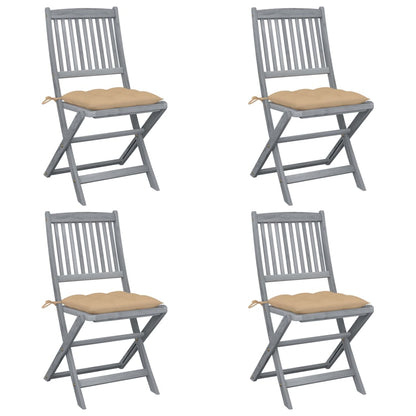 Tuinstoelen Inklapbaar Met Kussens Massief Acaciahout 4