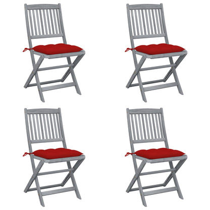 Tuinstoelen Inklapbaar Met Kussens Massief Acaciahout 4