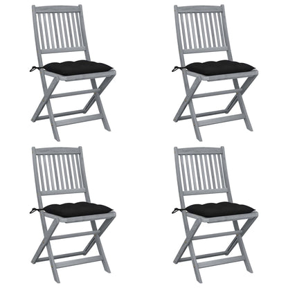 Tuinstoelen Inklapbaar Met Kussens Massief Acaciahout 4