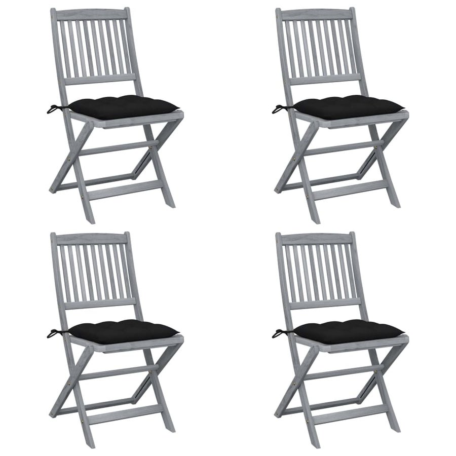 Tuinstoelen Inklapbaar Met Kussens Massief Acaciahout 4