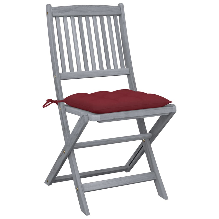 Tuinstoelen Inklapbaar Met Kussens Massief Acaciahout 4