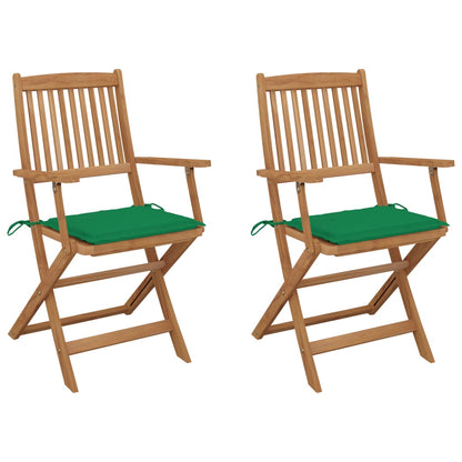 Tuinstoelen Inklapbaar Met Kussens Massief Acaciahout 2