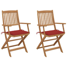 Tuinstoelen Inklapbaar Met Kussens Massief Acaciahout 2