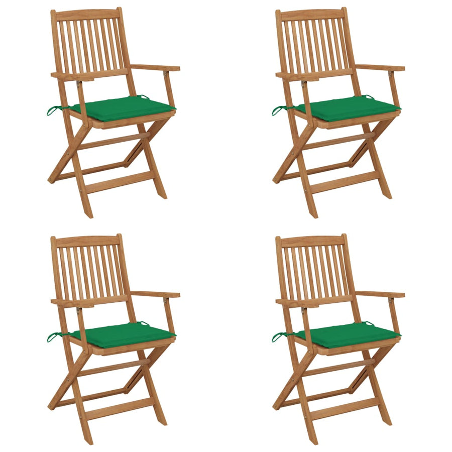 Tuinstoelen Inklapbaar Met Kussens Massief Acaciahout 4