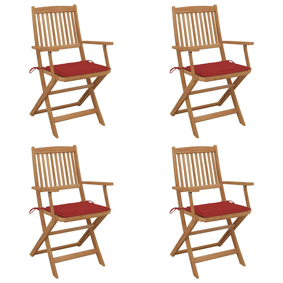 Tuinstoelen Inklapbaar Met Kussens Massief Acaciahout 4