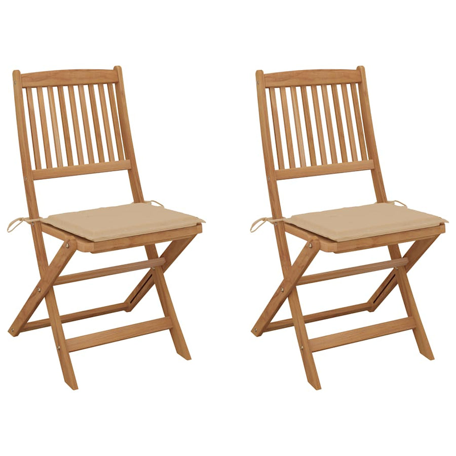 Tuinstoelen Inklapbaar Met Kussens Massief Acaciahout 2