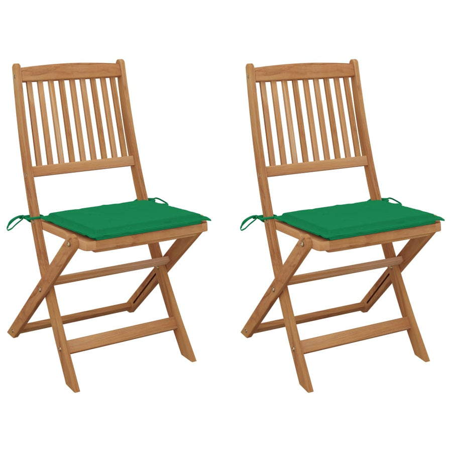 Tuinstoelen Inklapbaar Met Kussens Massief Acaciahout 2