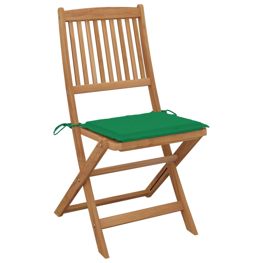 Tuinstoelen Inklapbaar Met Kussens Massief Acaciahout 2
