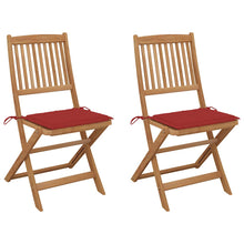 Tuinstoelen Inklapbaar Met Kussens Massief Acaciahout 2