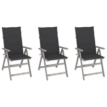 Tuinstoelen Verstelbaar Met Kussens Massief Acaciahout 3