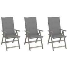 Tuinstoelen Verstelbaar Met Kussens Massief Acaciahout 3