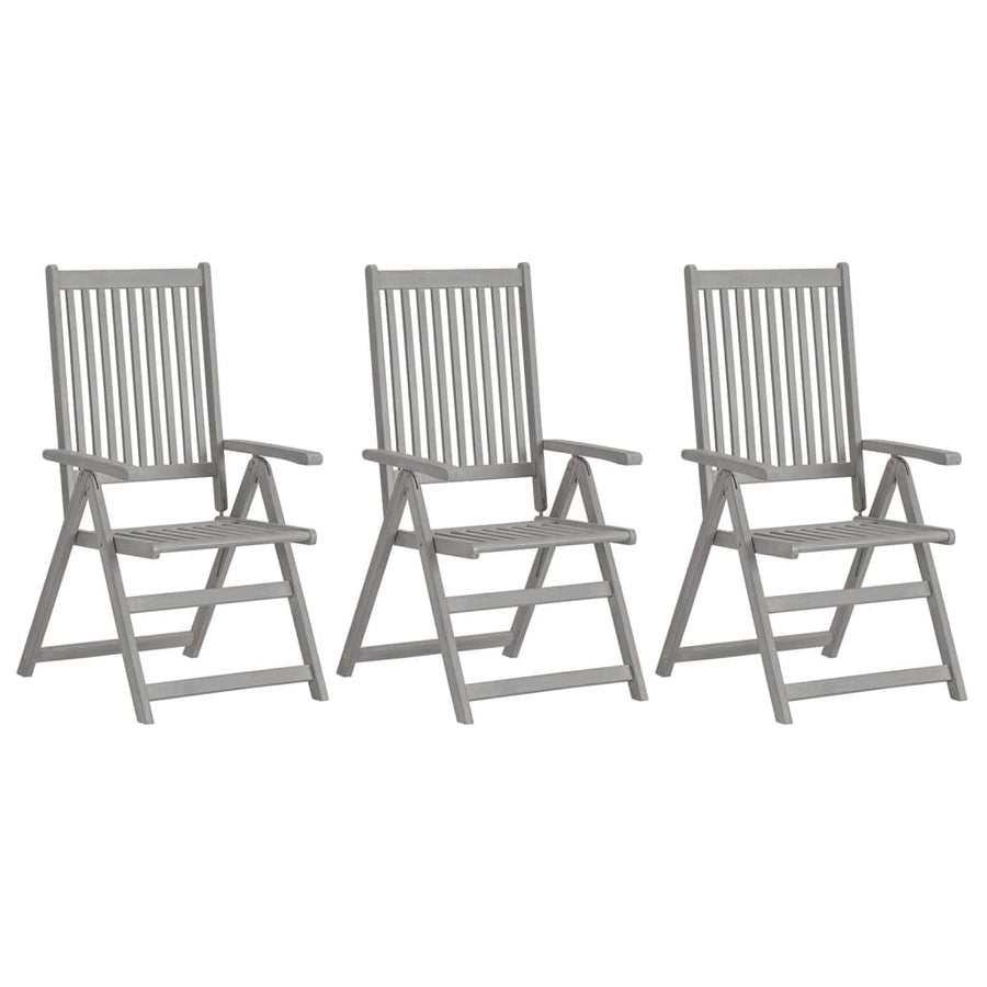 Tuinstoelen Verstelbaar Met Kussens Massief Acaciahout 3