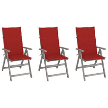 Tuinstoelen Verstelbaar Met Kussens Massief Acaciahout 3