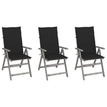 Tuinstoelen Verstelbaar Met Kussens Massief Acaciahout 3