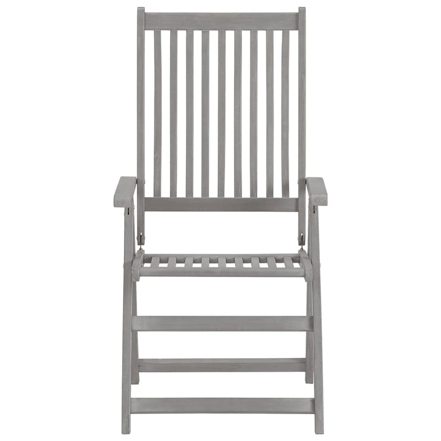Tuinstoelen Verstelbaar Met Kussens Massief Acaciahout 3