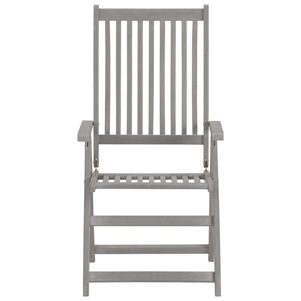 Tuinstoelen Verstelbaar Met Kussens Massief Acaciahout 3