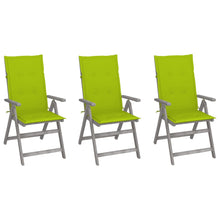 Tuinstoelen Verstelbaar Met Kussens Massief Acaciahout 3