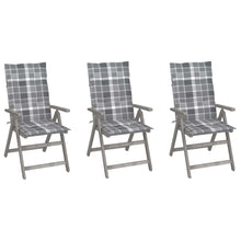 Tuinstoelen Verstelbaar Met Kussens Massief Acaciahout 3