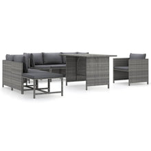 8-Delige Loungeset Met Kussens Poly Rattan 1