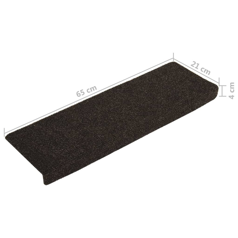 Trapmatten 65X21X4 Cm Naaldvilt Donkerbruin 15 brown 1