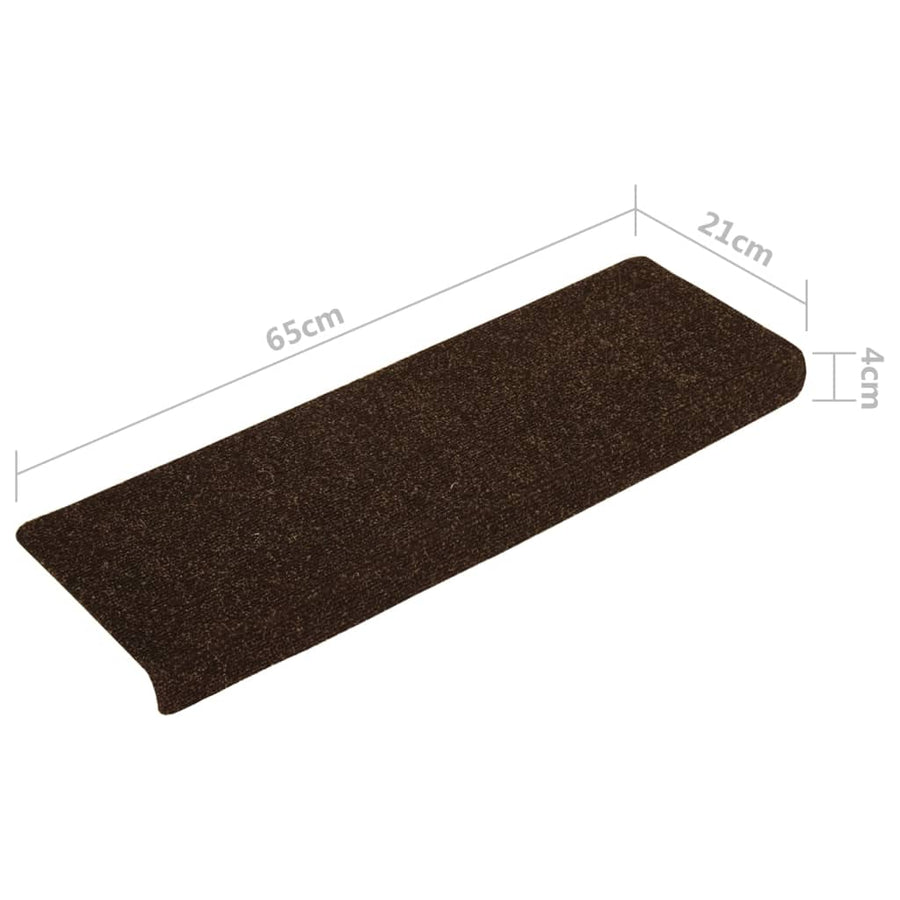 Trapmatten 65X21X4 Cm Naaldvilt Bruin 15 brown 2