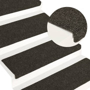 Trapmatten 15 stuks 65x21x4 cm antraciet