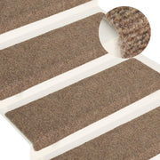 Trapmatten 15 stuks 65x21x4 cm beige