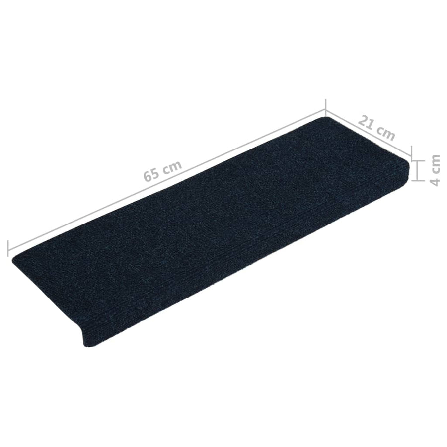 Trapmatten 65X21X4 Cm Naaldvilt Blauw 15 blue 2