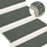 Trapmatten 15 st 65x21x4 cm donkergroen