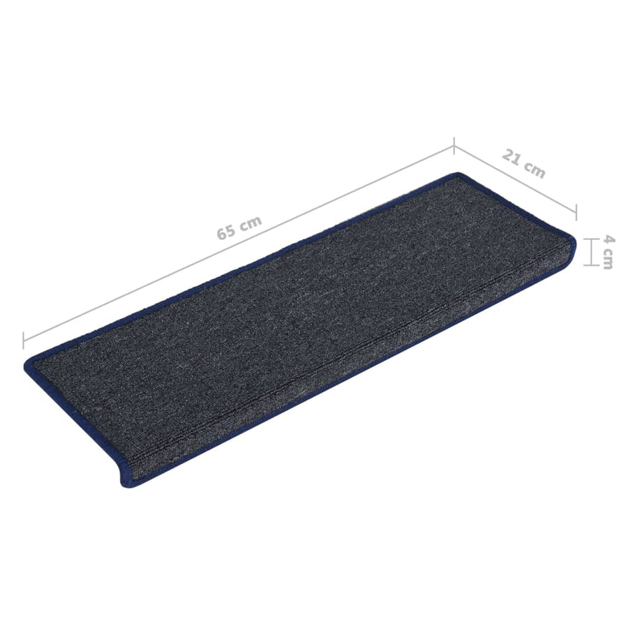 Trapmatten 65X21X4 Cm 15 65 x 25 cm Grijs en blauw