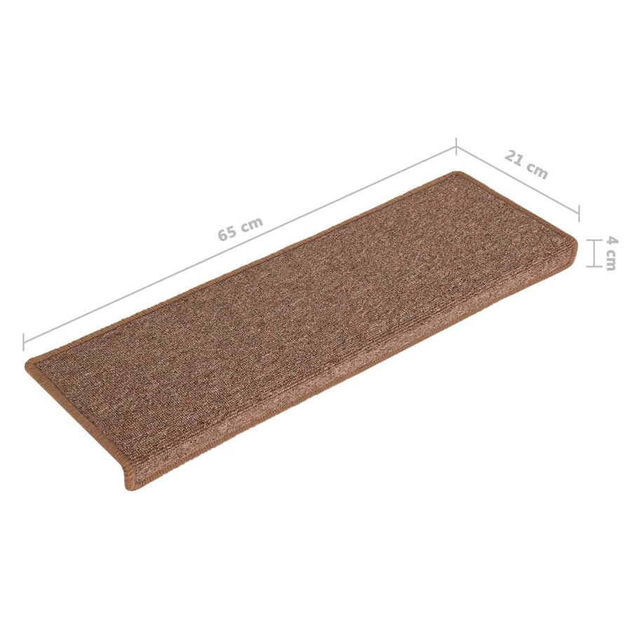 Trapmatten 65X21X4 Cm 15 65 x 25 cm Bruin