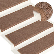 Trapmatten 15 st bruin 65x21x4 cm