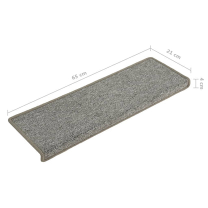 Trapmatten 65X21X4 Cm 15 65 x 25 cm Wit en grijs