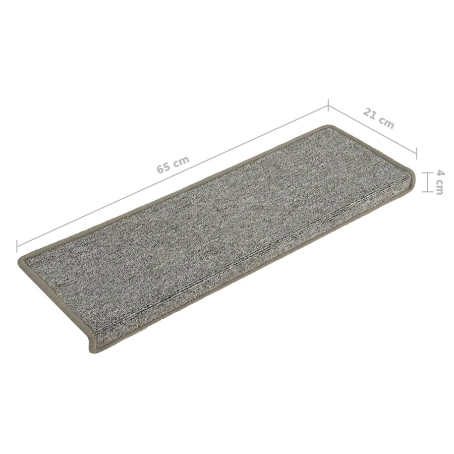 Trapmatten 65X21X4 Cm 15 65 x 25 cm Wit en grijs