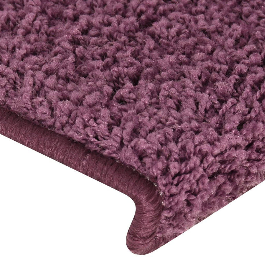 Trapmatten 15 St 65X21X4 Cm Donkerpaars dark purple