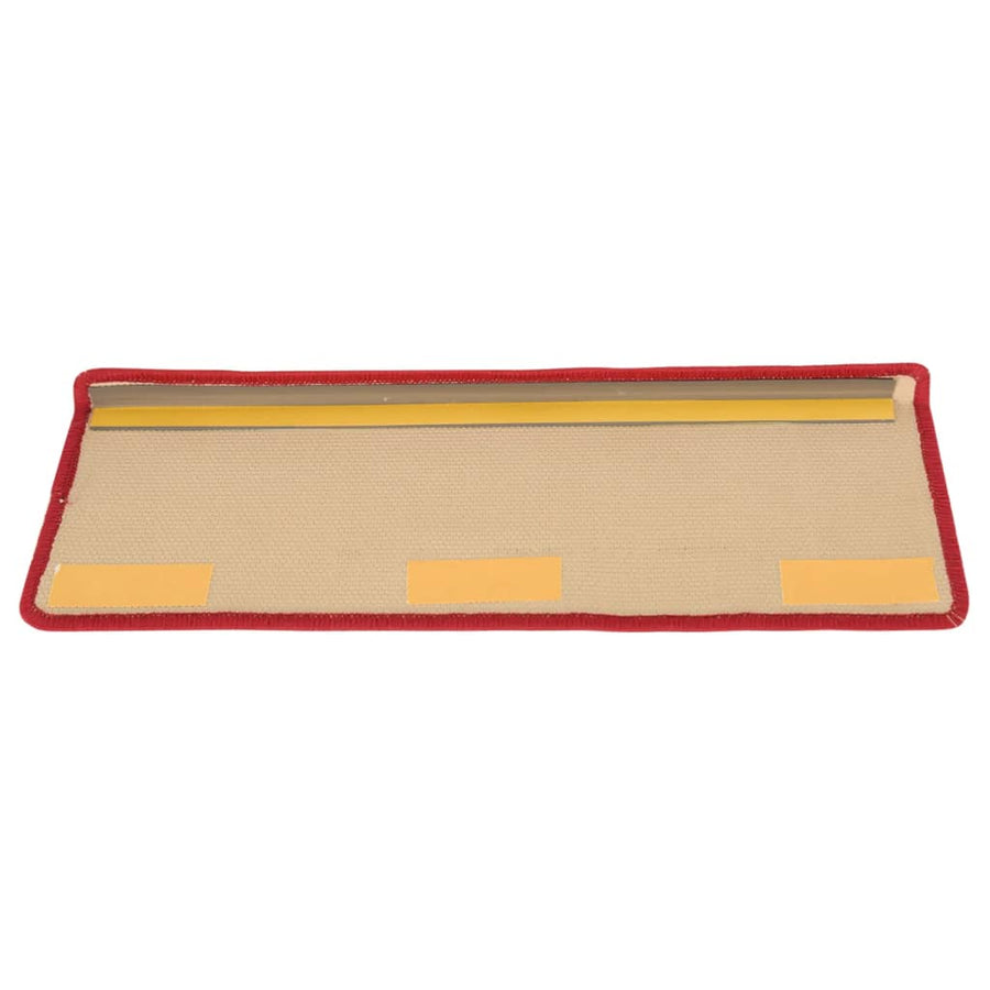 Trapmatten Zelfklevend 65X21X4 Cm Rood Rechthoekig