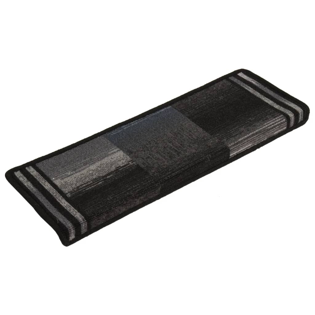 Trapmatten Zelfklevend 65X21X4 Cm Zwart en grijs Rechthoekig