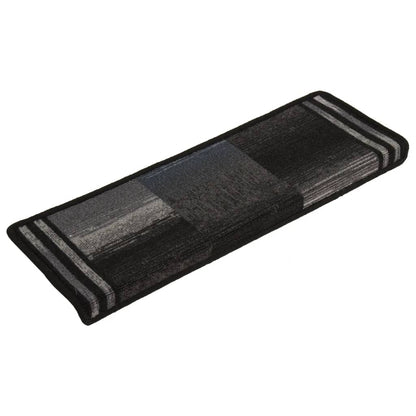 Trapmatten Zelfklevend 65X21X4 Cm Zwart en grijs Rechthoekig