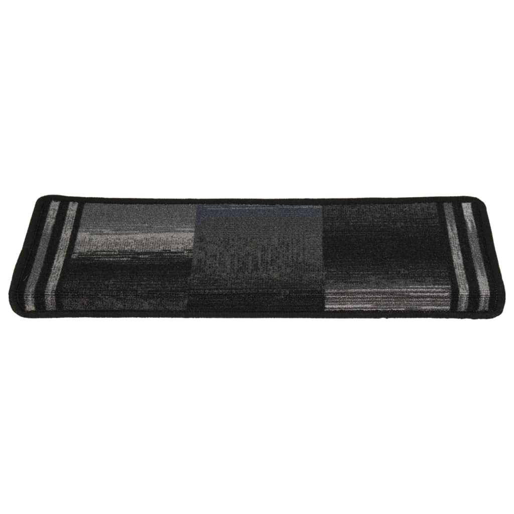 Trapmatten Zelfklevend 65X21X4 Cm Zwart en grijs Rechthoekig