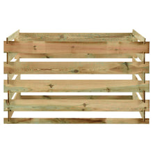 Tuincompostbak Gelat 120X120X70 Cm Geïmpregneerd Grenenhout