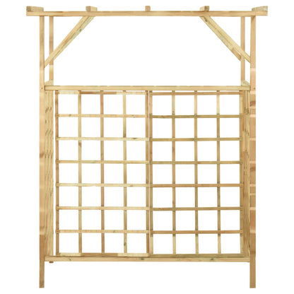 Pergola Voor 2 Containers Geïmpregneerd Grenenhout 140 x 80 x 168 cm