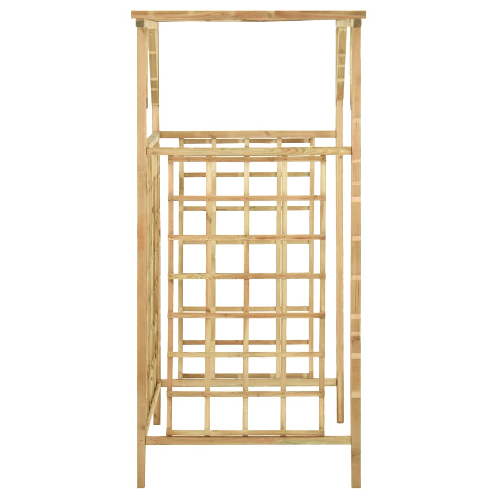 Pergola Voor 2 Containers Geïmpregneerd Grenenhout 140 x 80 x 168 cm