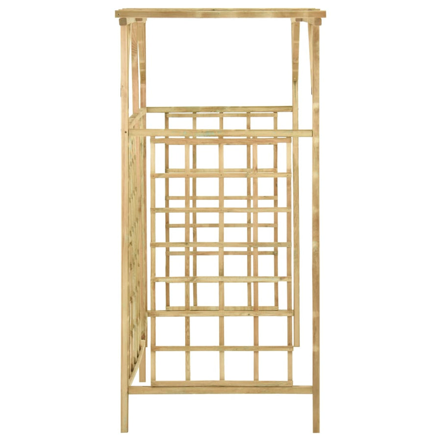 Pergola Voor 3 Containers Geïmpregneerd Grenenhout 200 x 80 x 168 cm